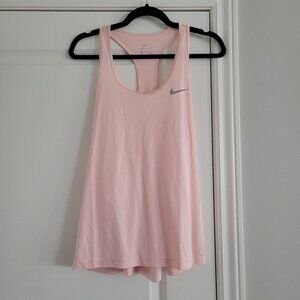 Nike coral pink dri-fit sleeveless running tank